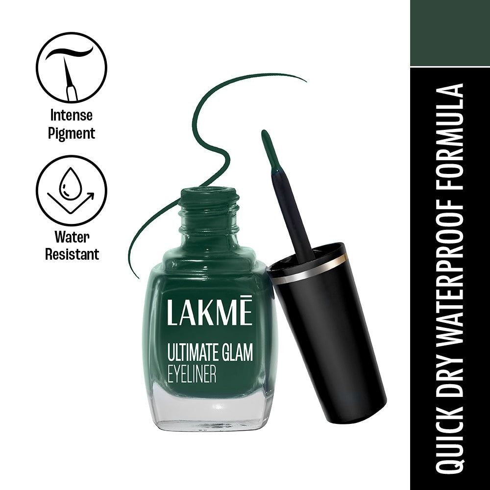 Lakme Insta Eye Liner - Green - Swadesiicart