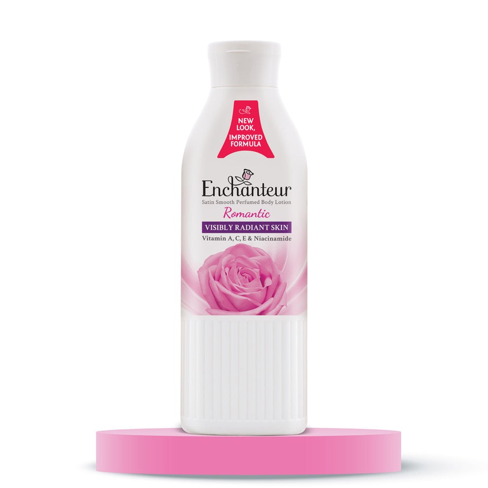Enchanteur Romantic Satin Smooth Perfumed Body Lotion - Swadesiicart
