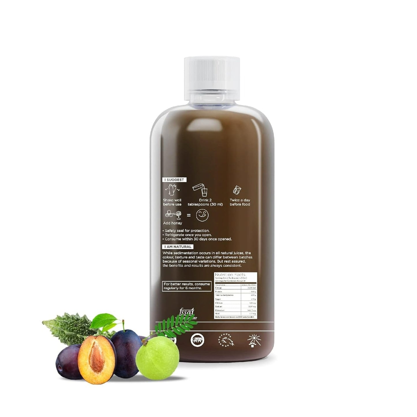 Vitro Naturals Certified Organic Sugar Balance Juice | Swadesiicart