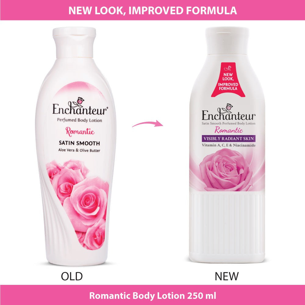 Enchanteur Romantic Satin Smooth Perfumed Body Lotion - Swadesiicart