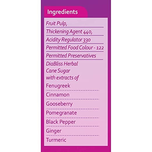 Diabliss Diabetic Friendly Mixed Fruit Jam - Swadesiicart