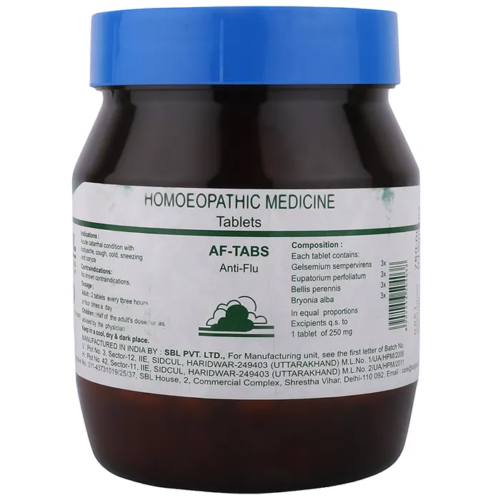 SBL Homeopathy AF-Tabs Tablets - Swadesiicart