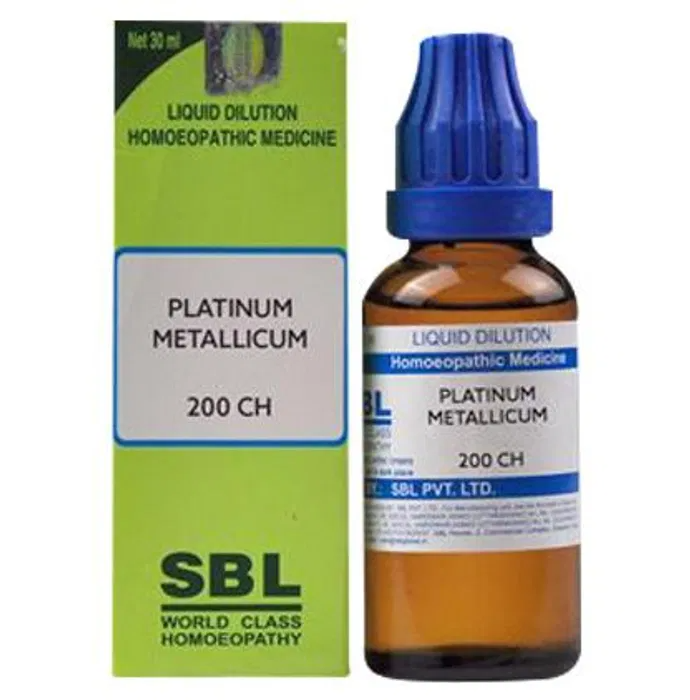 SBL Homeopathy Platinum Metallicum Dilution - Swadesiicart