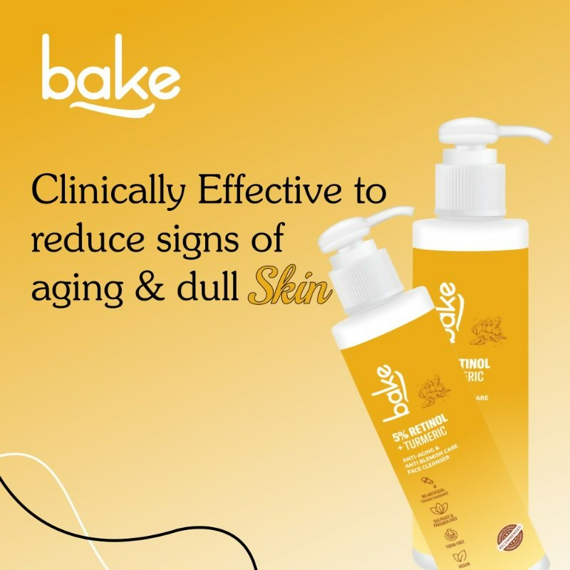 Bake 5% Retinol Face Cleanser | Swadesiicart