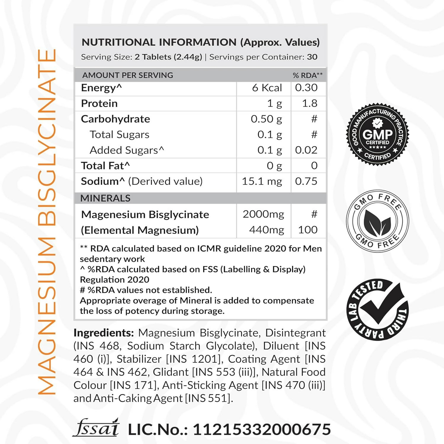 As-It-Is Atom Magnesium Bisglycinate Chelated Veg Tablets | Swadesiicart
