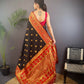 Joban Fashion Red Butti Banarasi Silk Sarees | Swadesiicart
