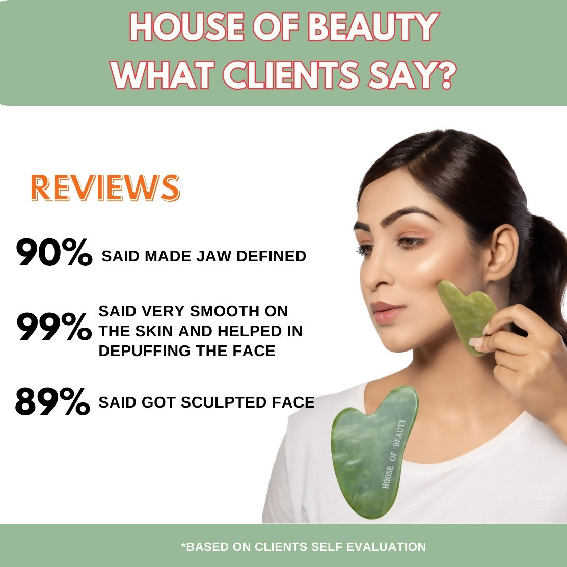 House of Beauty Jade Guasha Kit - Swadesiicart