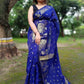 Exclusive Collection Blue Beautiful Cotton Silk Saree - Swadesiicart