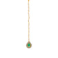 Ruby Raang Green Tear Drop Green Kundan Maang Tikka | Swadesiicart