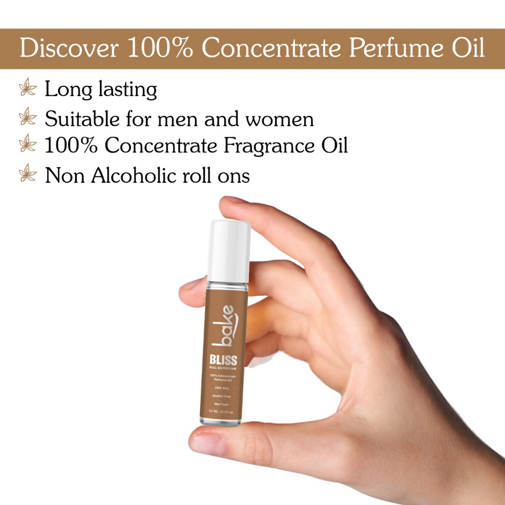 Bake Bliss 100% Concentrated Perfume Oil Roll on Fragrance For Men & Women - Passion Fruit | Swadesiicart
