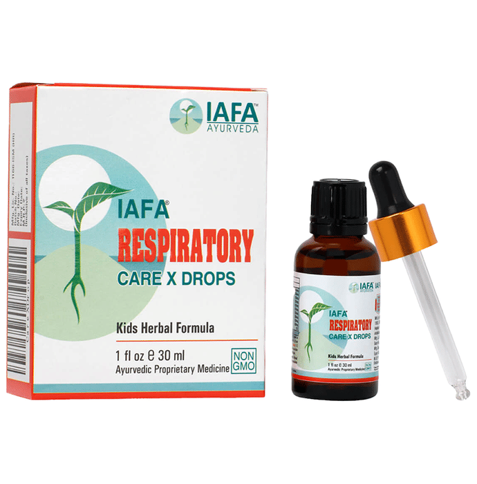 Iafa Ayuveda Respiratory Care X Drop | Swadesiicart