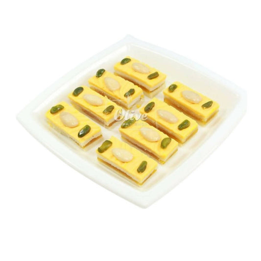 Olive Mithai Mango Badam Burfi | Swadesiicart