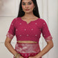 Shree Shyam Fashion Lichi Silk Wine Saree