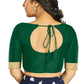 Aastha Fashion Women's Green Art Silk Designer Traditional Readymade Blouse