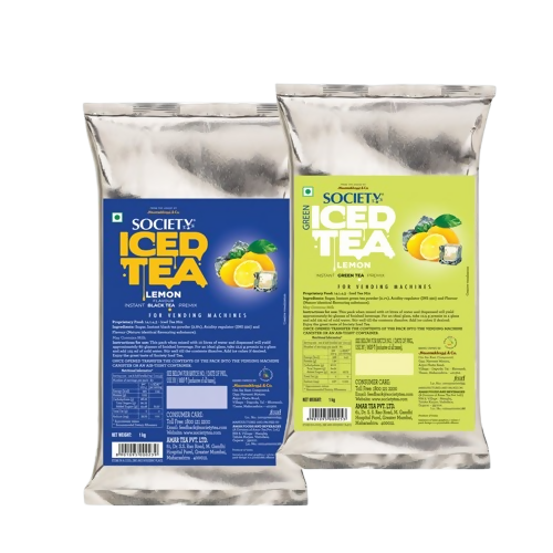 Society Lemon Black Tea&Lemon Green Tea Iced Tea Combo | Swadesiicart