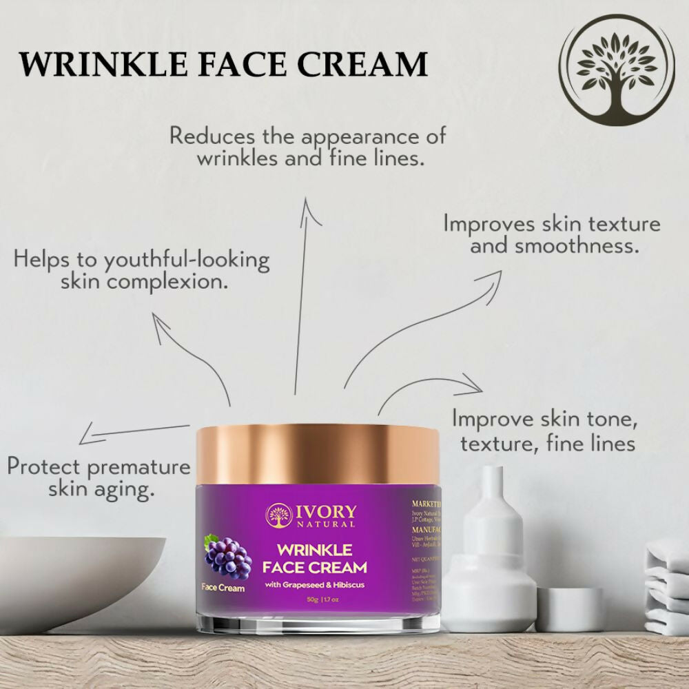 Ivory Natural Wrinkle Face Cream For More Radiant And Youthful Look | Swadesiicart
