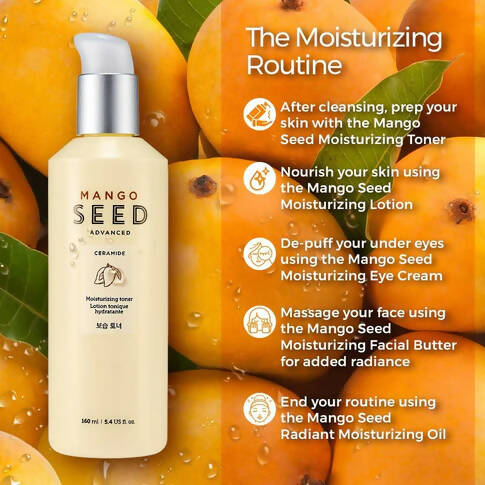 The Face Shop Mango Seed Moisturizing Toner - Korean Skincare | Swadesiicart
