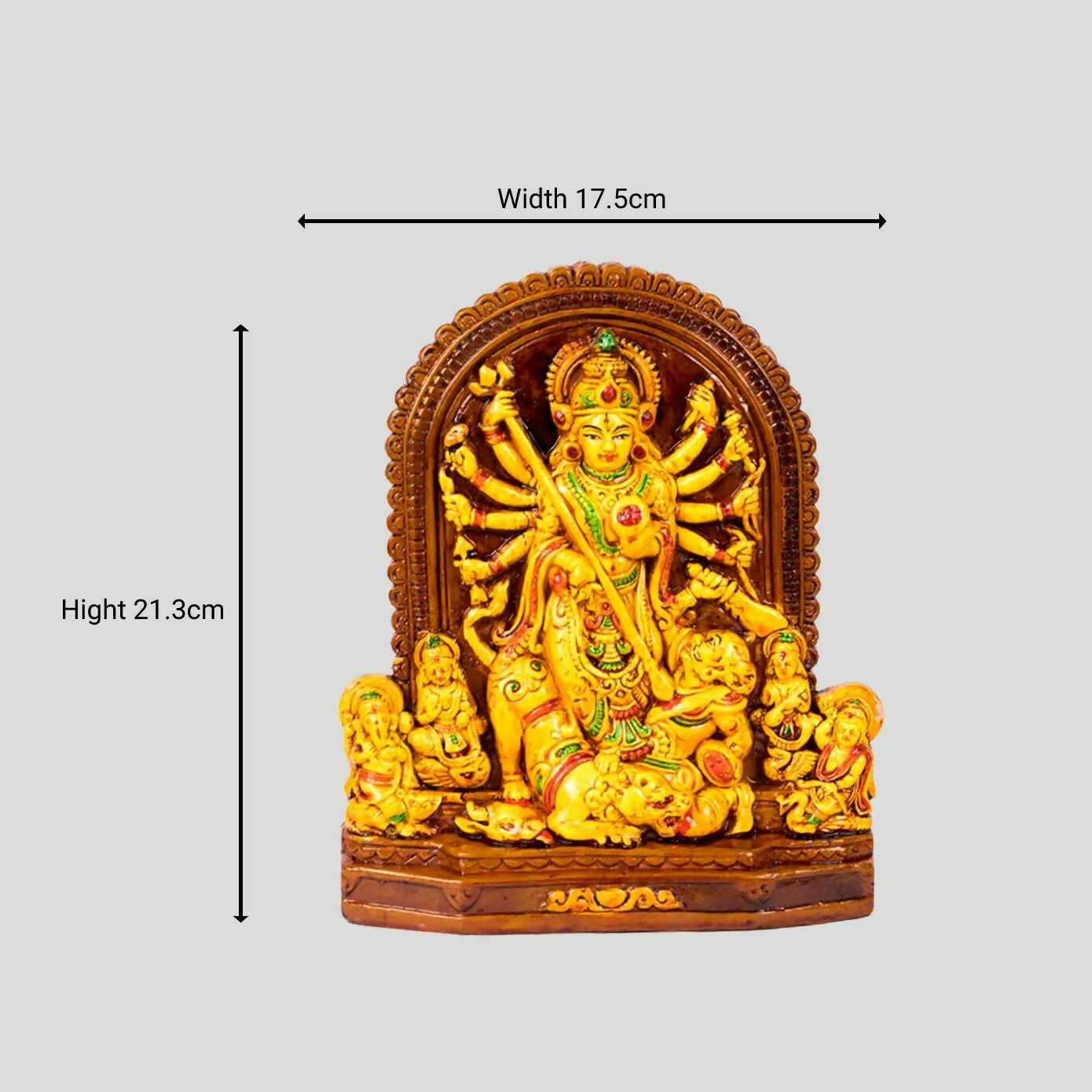 Rare Planet Earthenware Mata Durga Maa Idol - Swadesiicart
