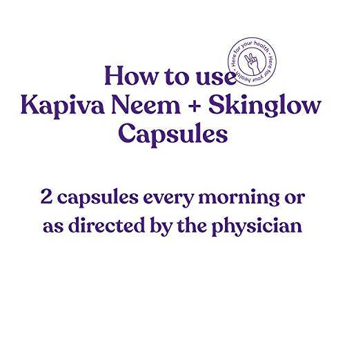 Kapiva Ayurveda Neem + Skinglow Capsules | Swadesiicart