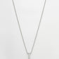 NVR Men's Silver Rhodium Plated Bar Pendant & Chain - Swadesiicart