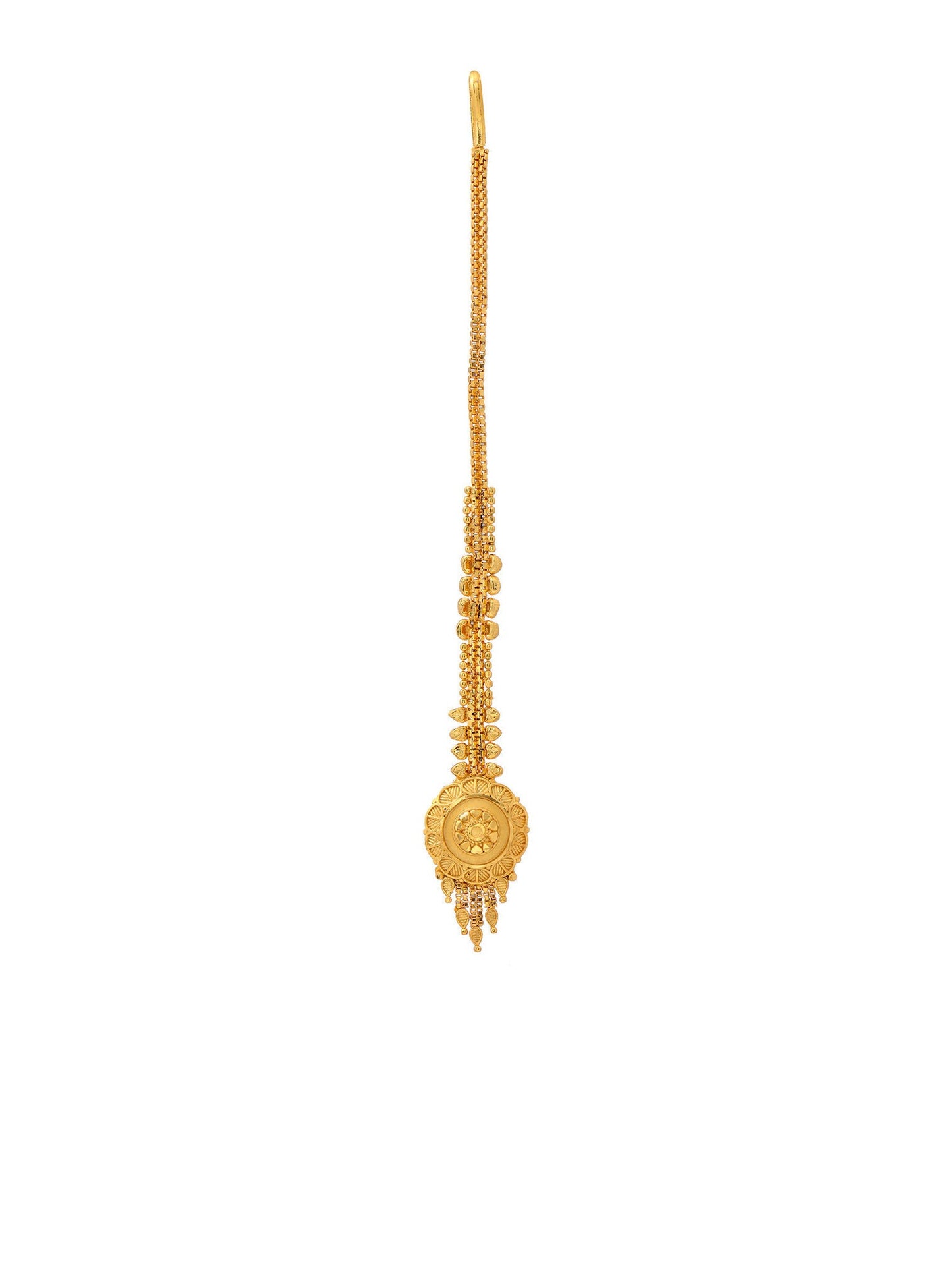 Ruby Raang Gold Maang Tikka | Swadesiicart