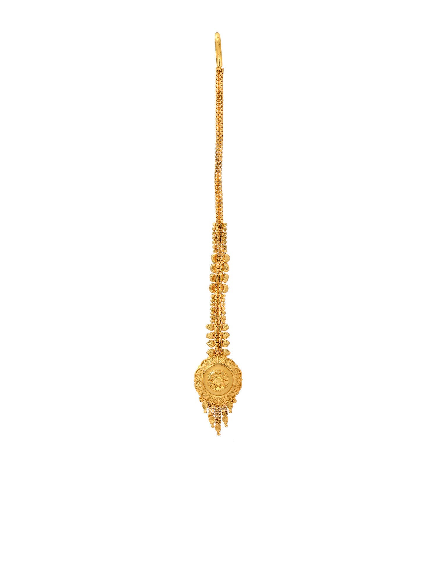 Ruby Raang Gold Maang Tikka | Swadesiicart