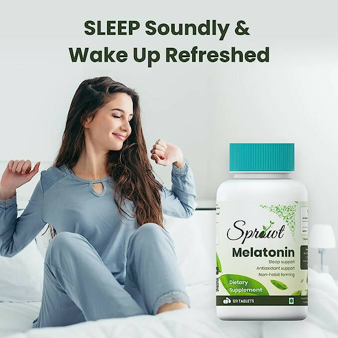 Sprowt Melatonin Tablets - Swadesiicart