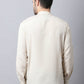 Even Apparels Cream Pure Cotton Men's Kurta With Side Placket | Swadesiicart