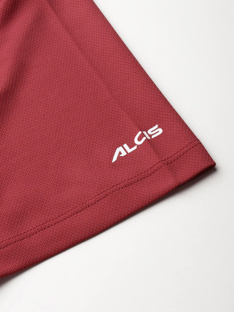 Alcis Men Typography Printed Anti Static Slim Fit Sports T-shirt | Swadesiicart