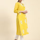 HOUSE OF KARI Embroidered Chikankari Pure Cotton Chikankari Kurta | Swadesiicart