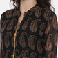 Souchii Women Black Printed A-Line Dress - Swadesiicart