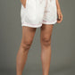 Breathables Women Cotton Night Suit Shirt And Shorts Co-Ord Set I Nightwear | Loungewear Set In Solid Colours