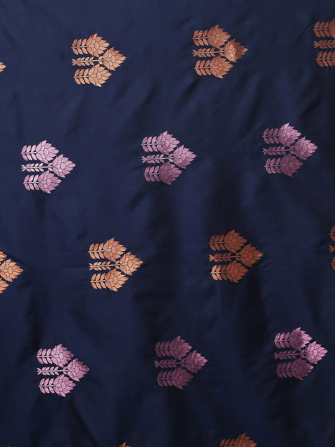 Mitera Floral Woven Design Zari Banarasi Saree | Swadesiicart