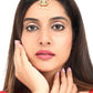 Yellow Chimes Women Gold-Polished White & Red Ad Studded Handcrafted Maang Tikka | Swadesiicart