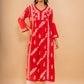 HOUSE OF KARI Cotton Floral Embroidered Chikankari Kurta | Swadesiicart