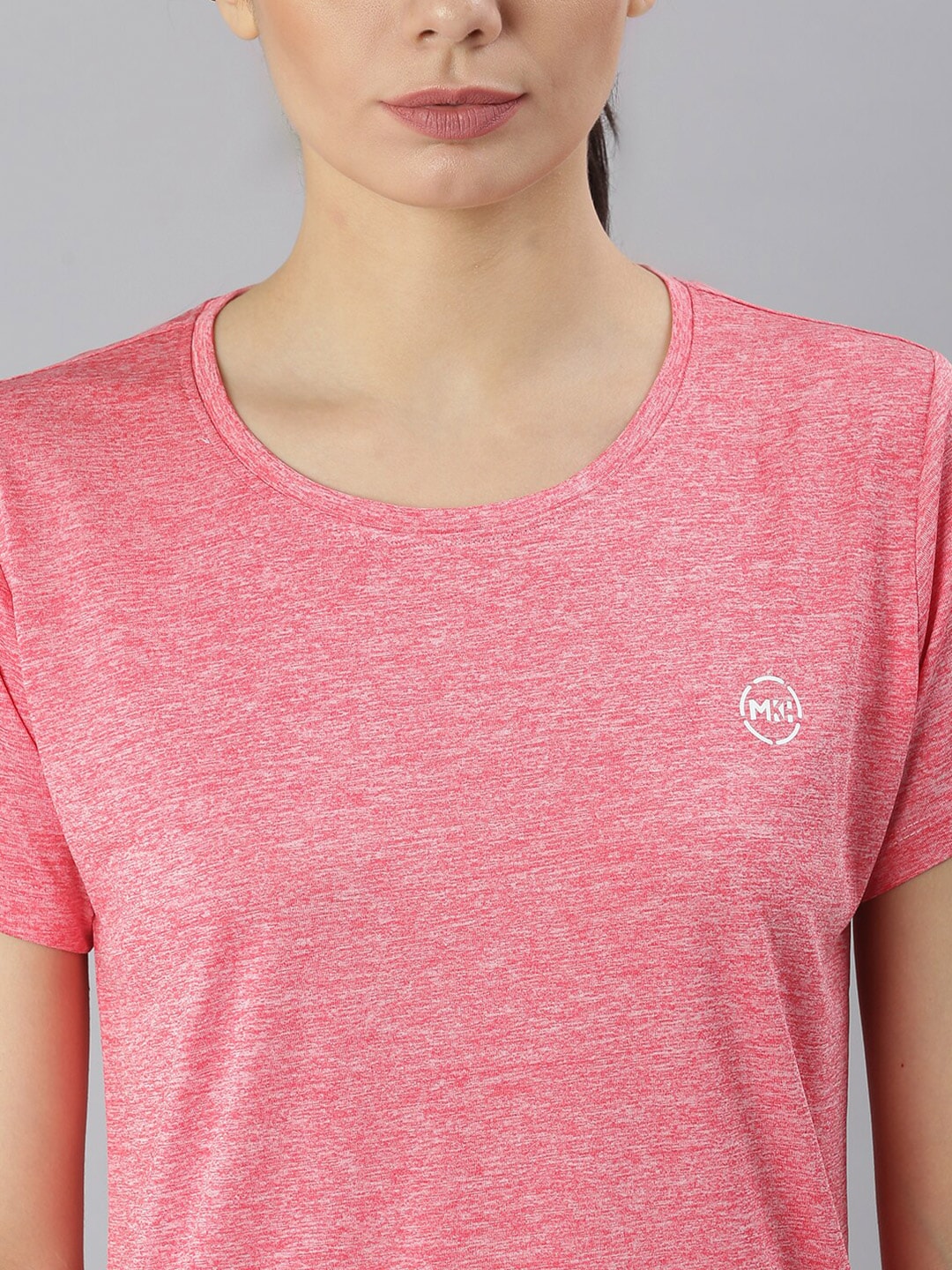 MKH Women Coral Dri-FIT Sports T-shirt - Swadesiicart
