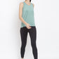 MKH Women Green Dri-FIT T-shirt - Swadesiicart