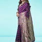 Kalini Ethnic Woven Design Zari Art Silk Banarasi Saree | Swadesiicart