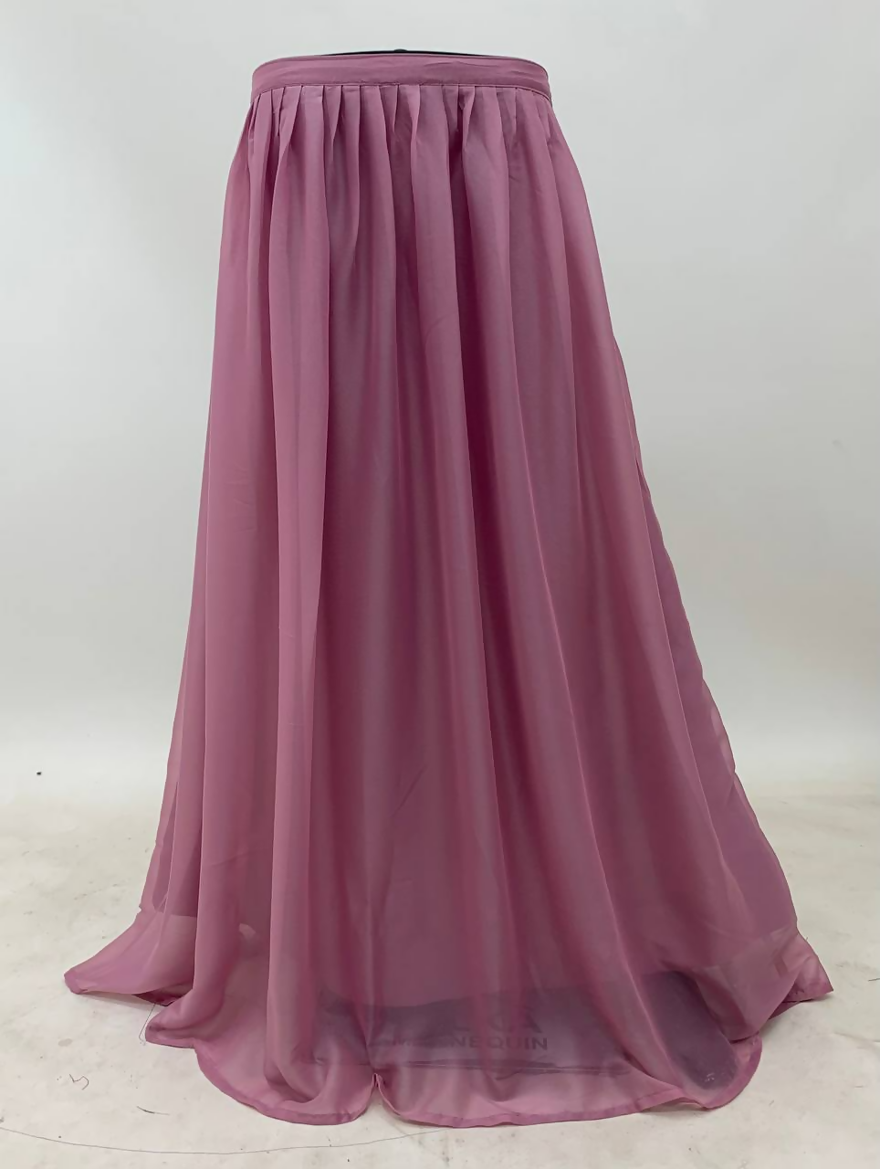Lorenvalley Fashion Pink Viscose Silk Embroidery Work Gown Skirt Stitched | Swadesiicart