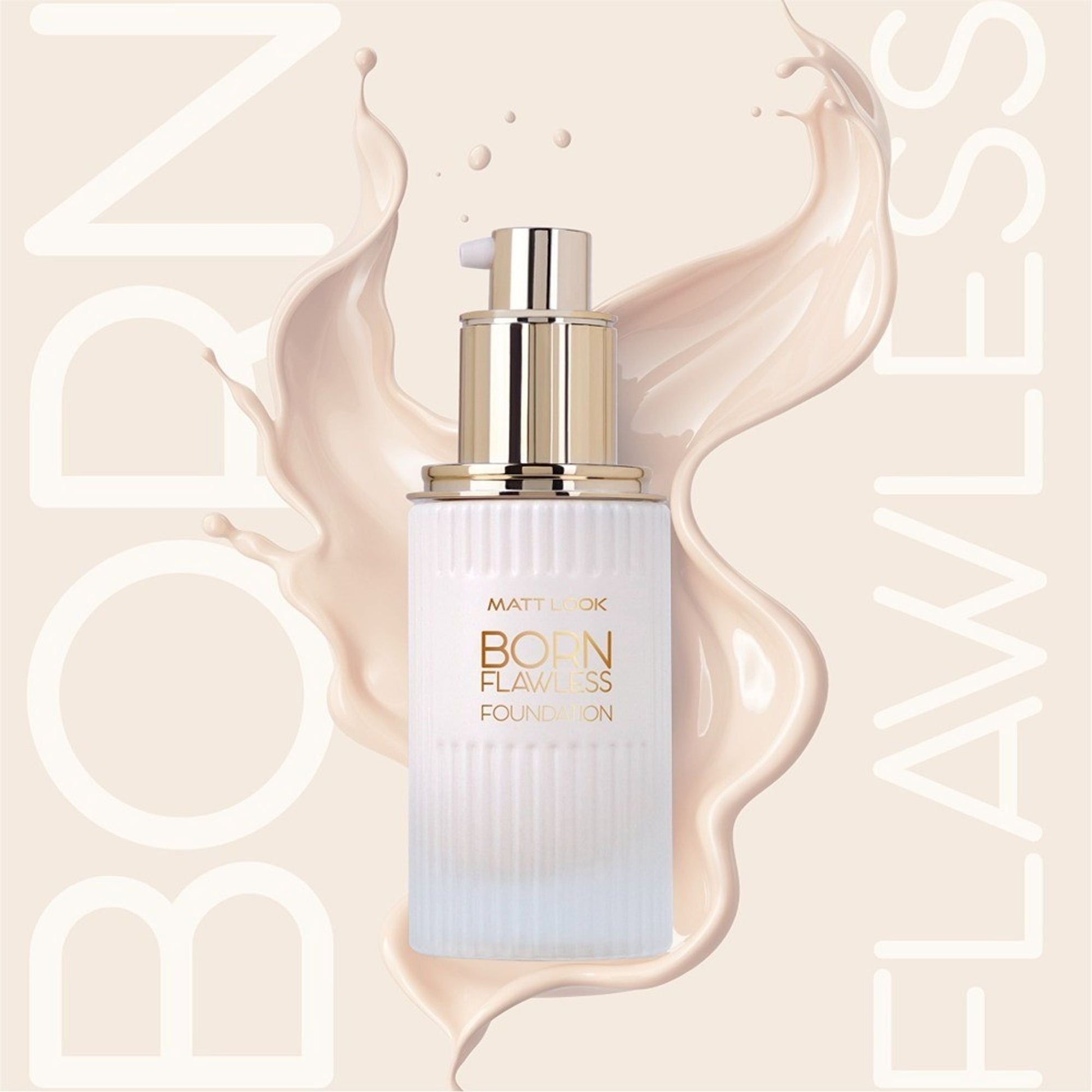Matt Look Born Flawless Weightless Foundation - Born Nude - Swadesiicart