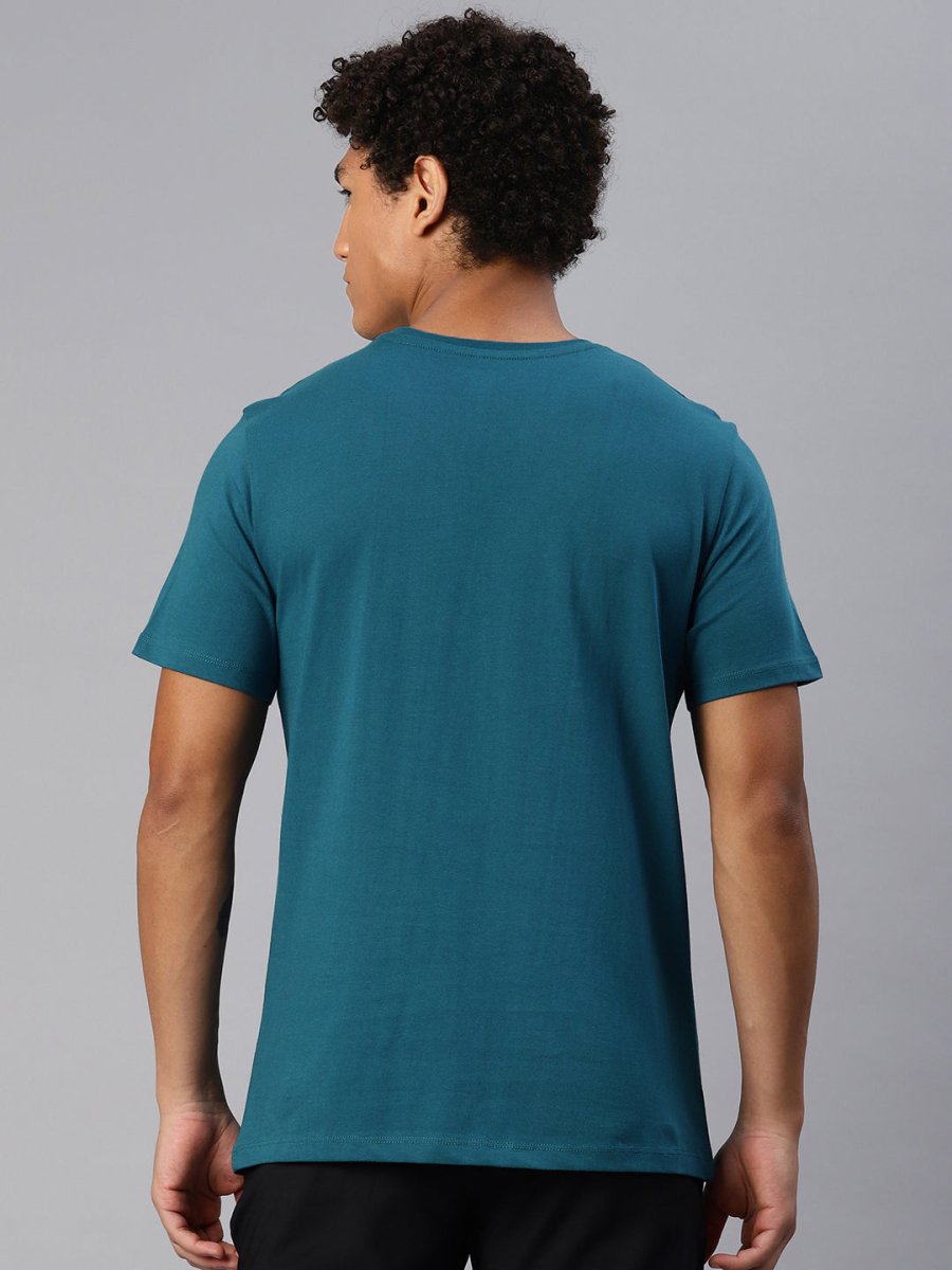 Alcis Men Typography Printed T-shirt | Swadesiicart