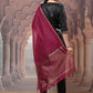 Vishudh Black Yoke Design Thread Work Kurta with Trouser & Dupatta - Swadesiicart