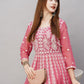 Kalini Ethnic Embroidered Thread Work Anarkali Kurta - Swadesiicart