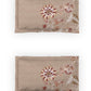 DDecor Grey & Maroon Ethnic Motifs 140 TC Cotton Queen Bedsheet with 2 Pillow Covers - Swadesiicart