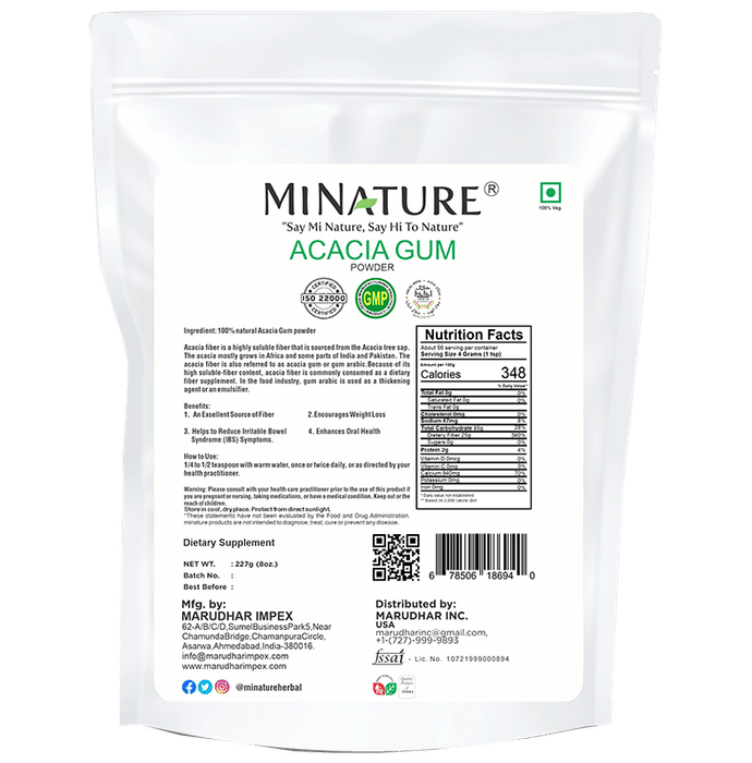 Minature Acacia Gum Powder | Swadesiicart