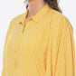 Biba Abstract Printed Batwing Sleeves Shirt Collar Kurta - Swadesiicart