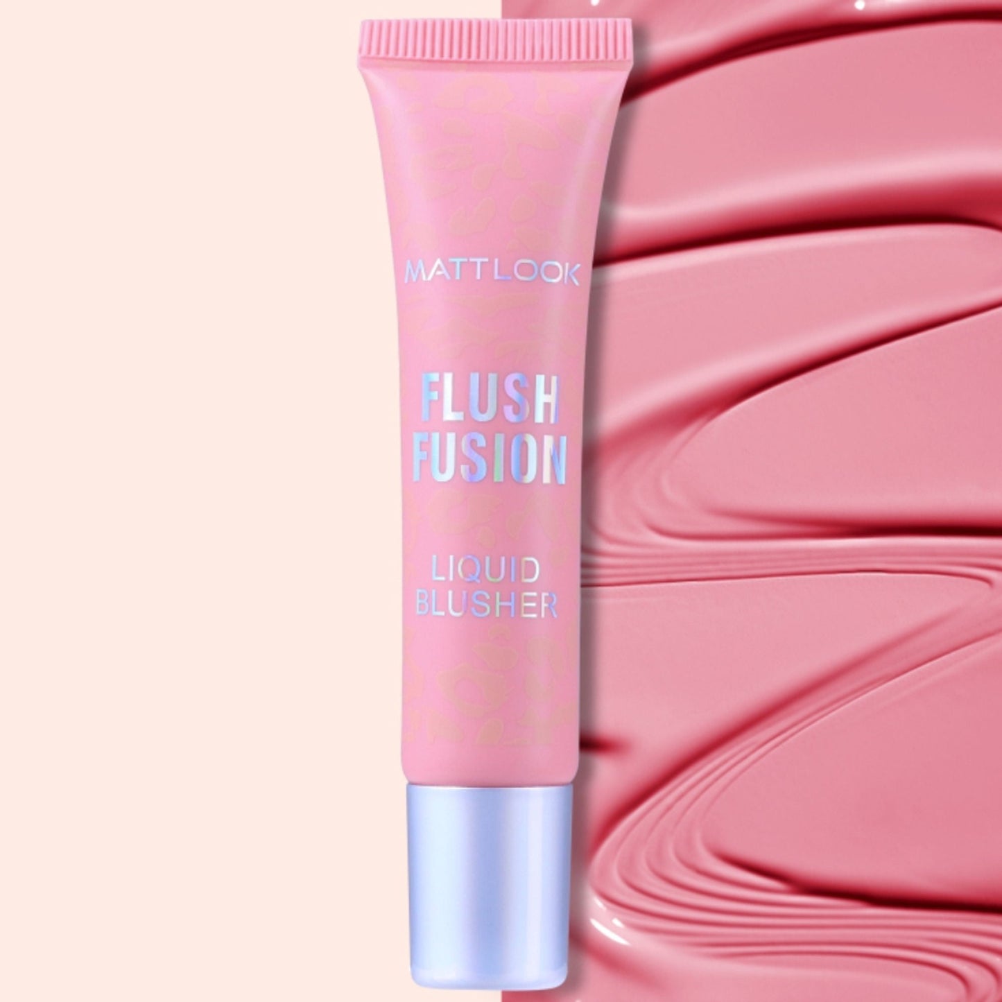 Matt Look Flush Fusion Liquid Blusher - Marshmellow Pink-01 - Swadesiicart