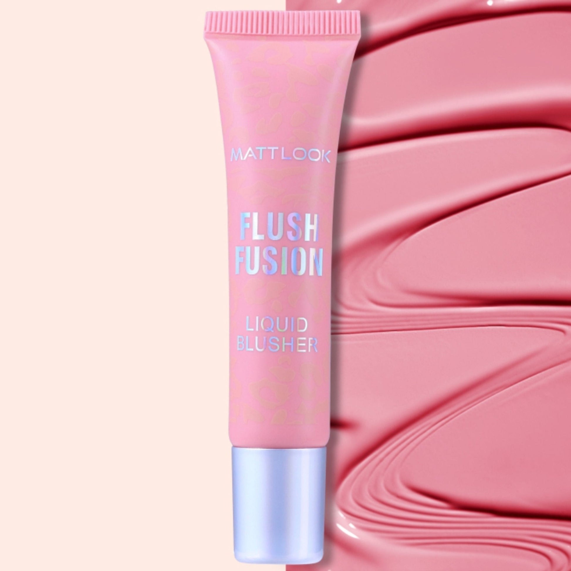 Matt Look Flush Fusion Liquid Blusher - Marshmellow Pink-01 - Swadesiicart