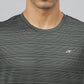 Alcis Men Stretch-X Anti-Static Slim-Fit Round Neck Running T-Shirt | Swadesiicart