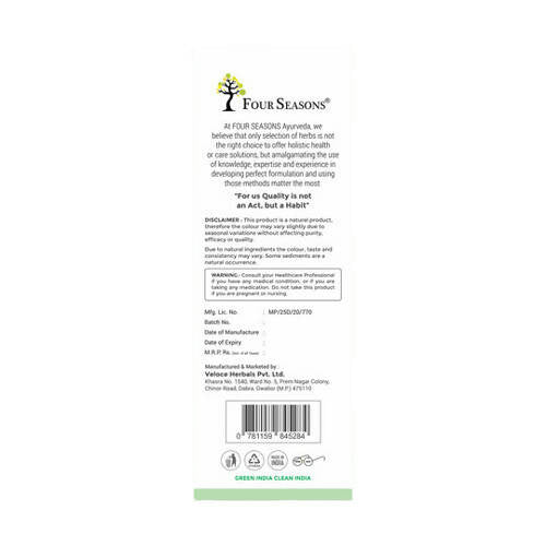 Four Seasons Aloevera Amla Juice | Swadesiicart
